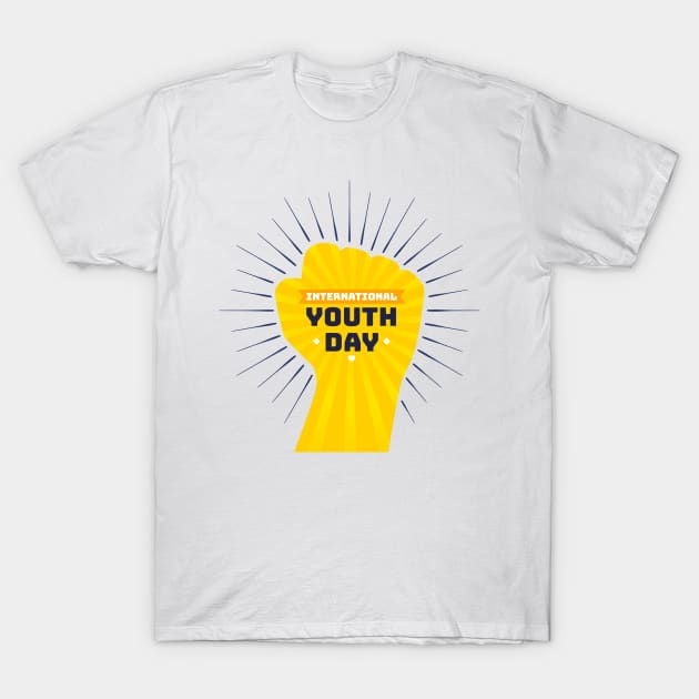 International Youth Day T-shirt T-Shirt by aalfndi